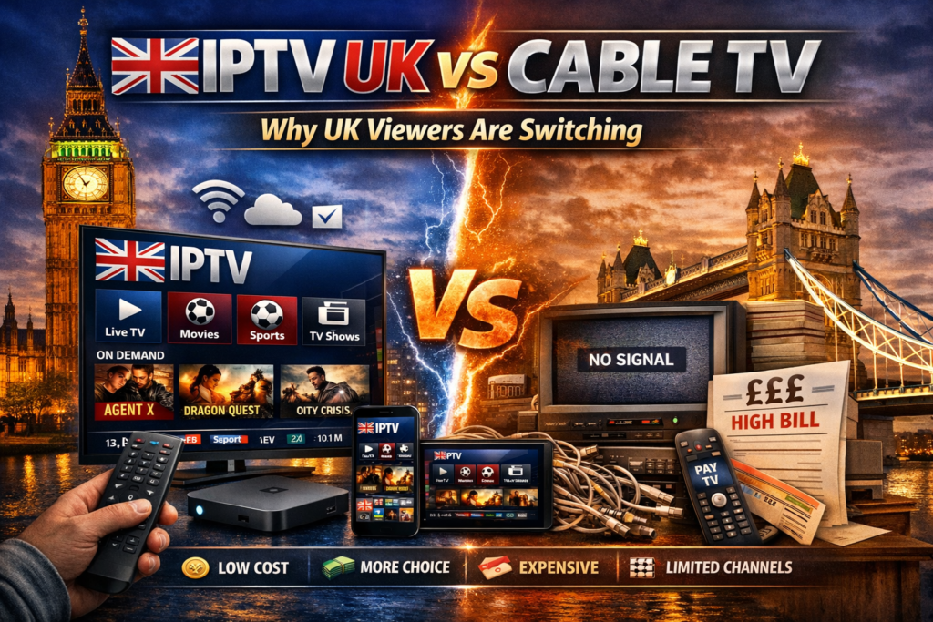 IPTV UK vs cable tv
